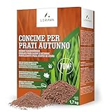 LERAVA AUTUNNO concime prato rinverdente - potassio - fertilizzante - rigenera dopo l estate per una massima resistenza per l`inverno - 70m²